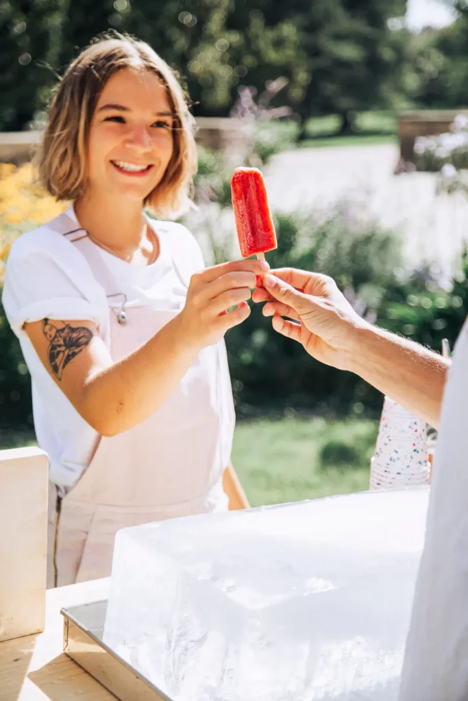 glaces mariage stand foodtruck